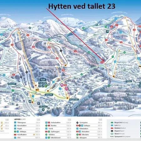 Flott Moderne I Holterdalen, 4 Soverom, 2 Bad, Jacuzzi, Garasje בית נופש