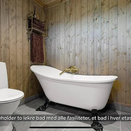 Flott Moderne I Holterdalen, 4 Soverom, 2 Bad, Jacuzzi, Garasje Holiday home *