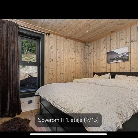 Prázdninový dům Flott Moderne I Holterdalen, 4 Soverom, 2 Bad, Jacuzzi, Garasje