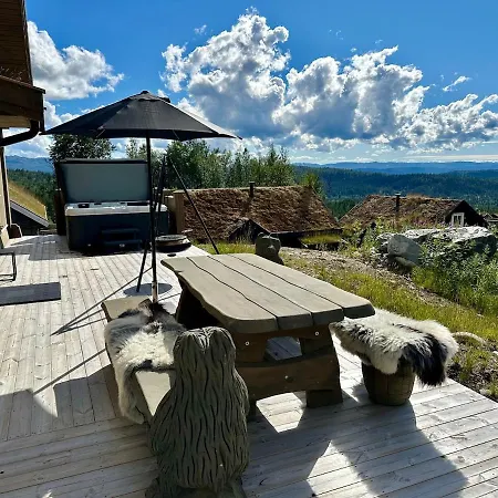 Flott Moderne I Holterdalen, 4 Soverom, 2 Bad, Jacuzzi, Garasje * Rauland